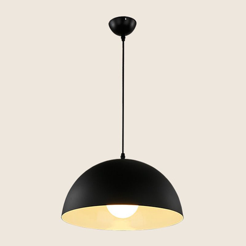 Modern Style Macaron Pendant Light 1 Light Hanging Lamp Fixture for Living Room