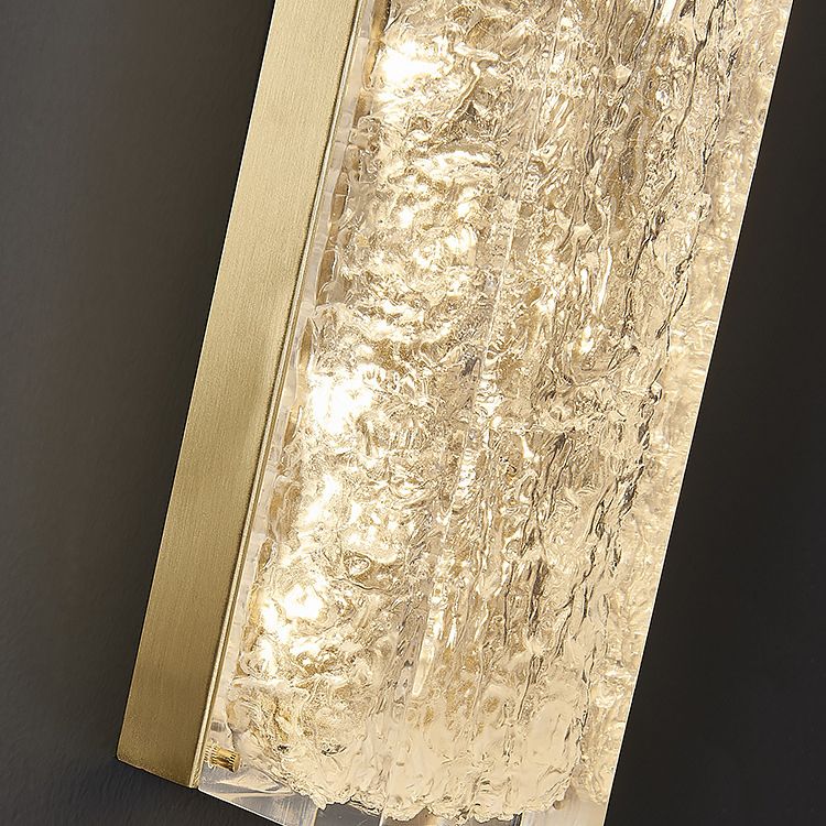 Modern Style Geometry Shape Wall Sconce Metal 1 Light Sconce Lighting for Living Room