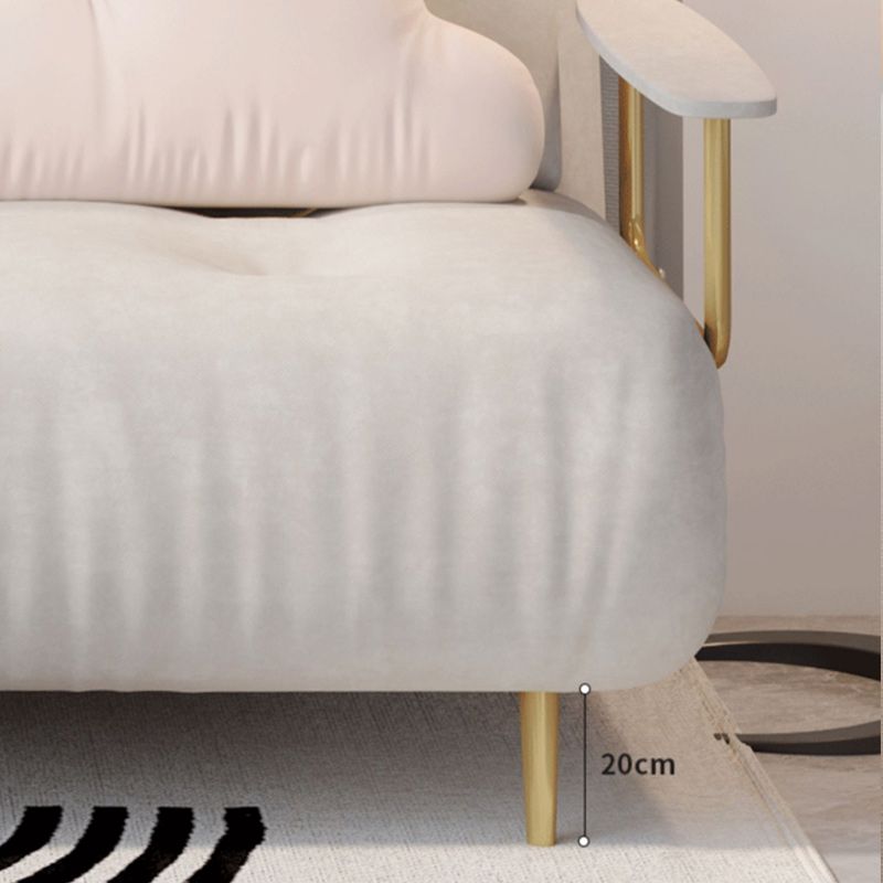 Luxurious Full/Queen Convertible Sofa Tufted Upholstery Sofa Bed