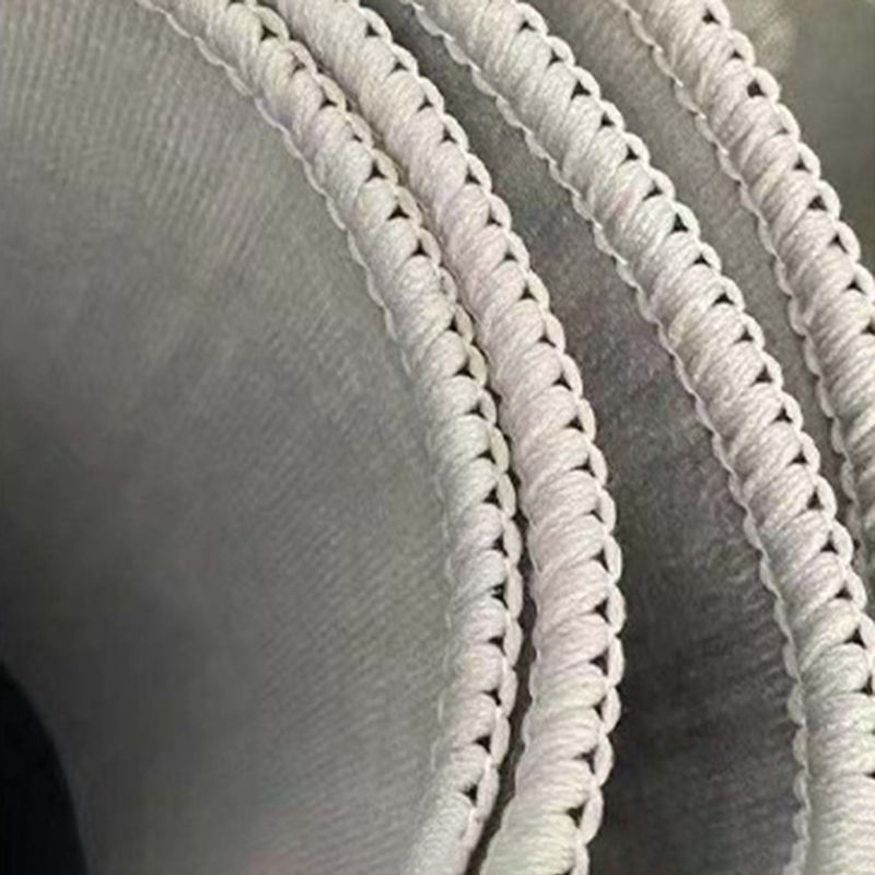 Trendy Houndstooth Print Rug Polyester Carpet Stain Resistant Indoor Rug for Home Decoration