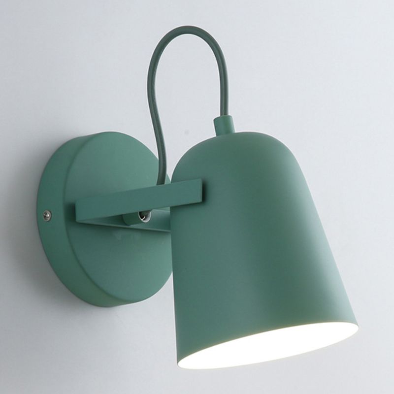 Modern Elongated Dome Shape Wall Sconce Lights Metal 1 Light Wall Light for Living Room