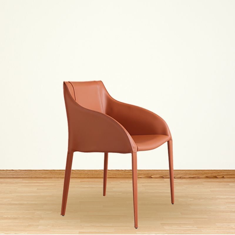 Contemporary Faux Leather Arm Chair Indoor Upholstered Chair