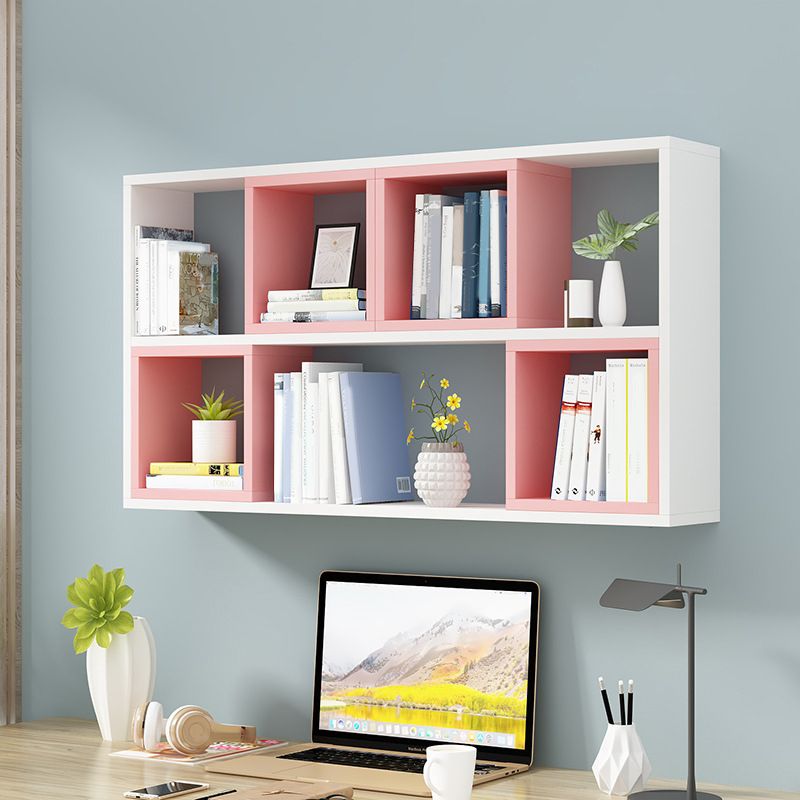 Modern Wall Mounted Wooden Bookshelf Floating Open Shelves Included Book Shelf for Home