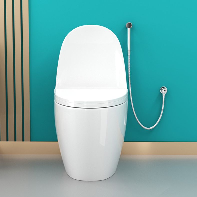 Floor Mount Flush Toilet Concealed Tank One-Piece Toilet with Slow Close Seat