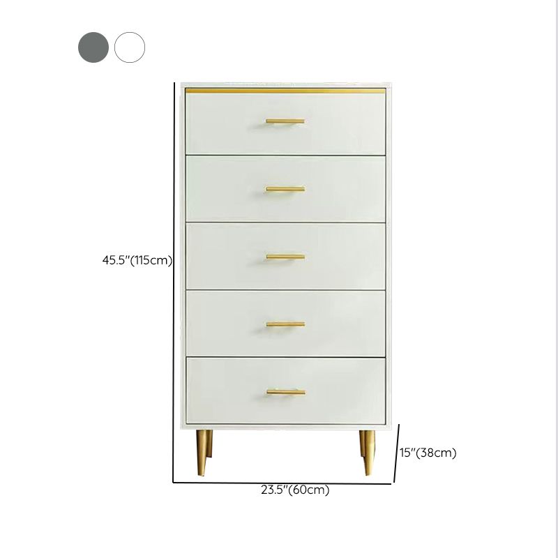 Wooden Chest Classic Glam Storage Chest Dresser with Drawers