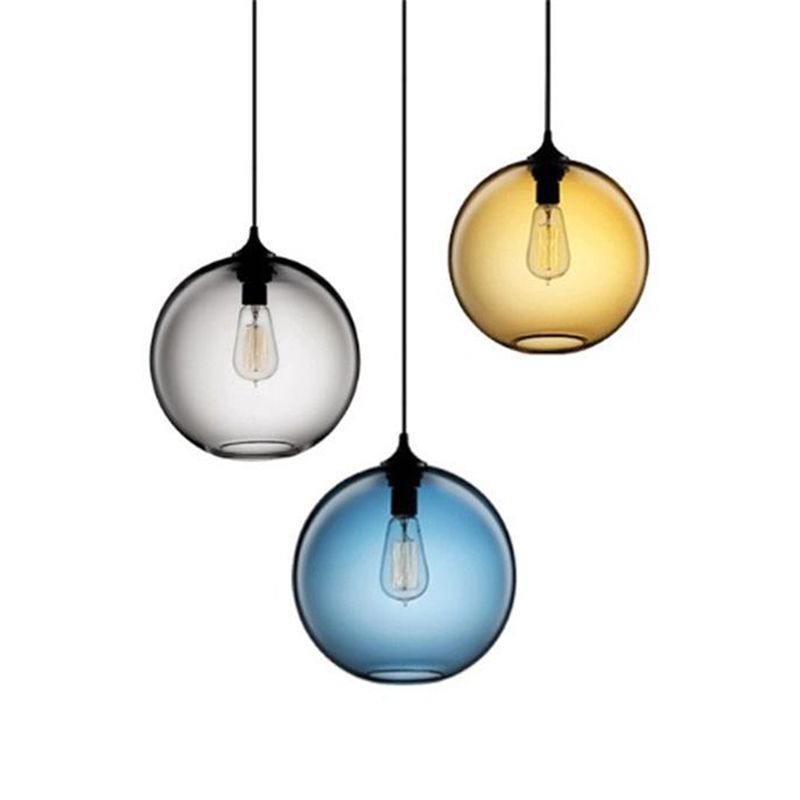 Glaskugel Anhänger Light Kit zeitgenössischer Stil Anhänger Deckenleuchte für Esszimmer