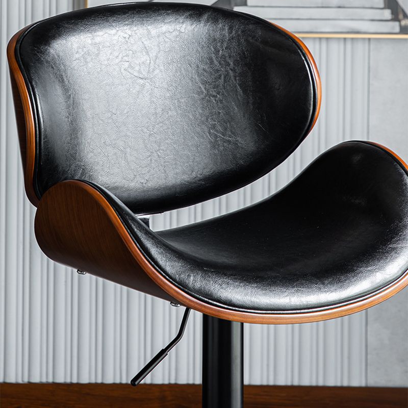 Barhocker aus Metall im modernen Stil mit drehbarem und höhenverstellbarem Bistro-Barhocker 32 Zoll