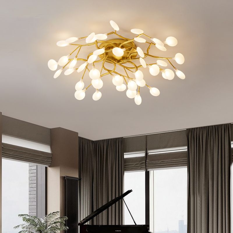 Firefly Flush Ceiling Light Contemporary Metal Wohnzimmer LED Flush Mount Beleuchtung
