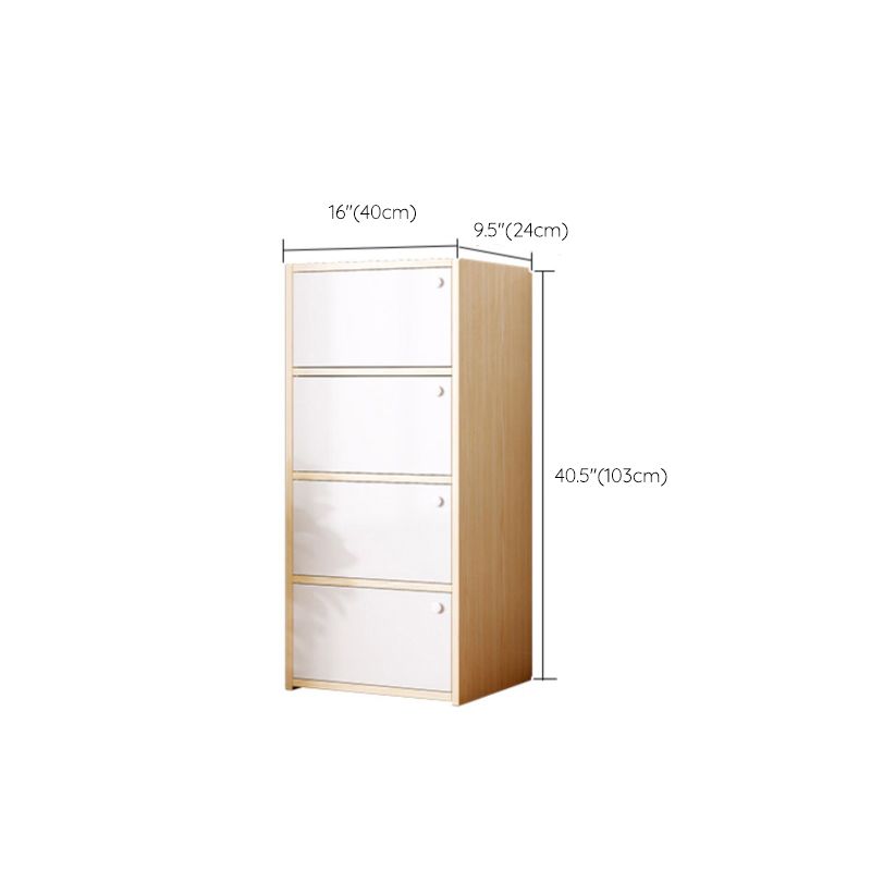 Modern Knobs Handle Storage Cabinet Solid Wood Standard Cabinet