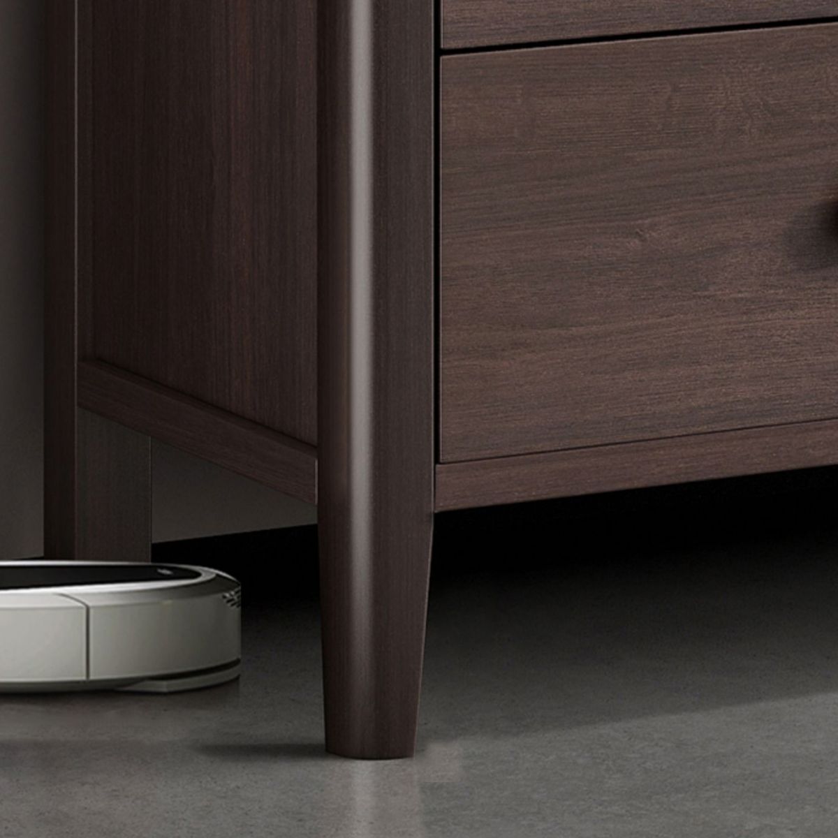 Contemporary Double Dresser Pine Horizontal Storage Chest Dresser for Bedroom