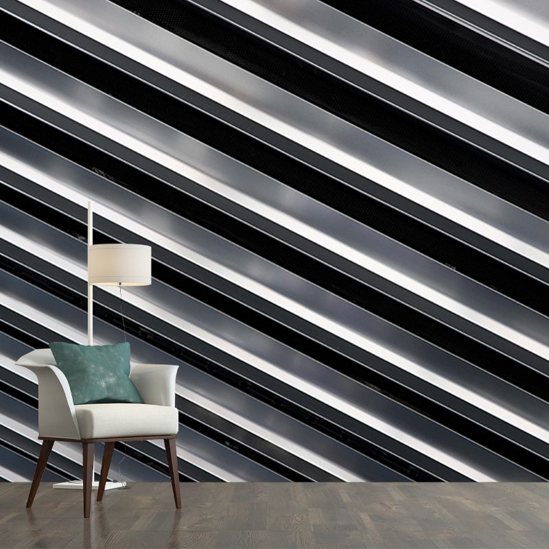 Room Wall Mural Industrial Metal Decorative Eco-friendly Wall Covering