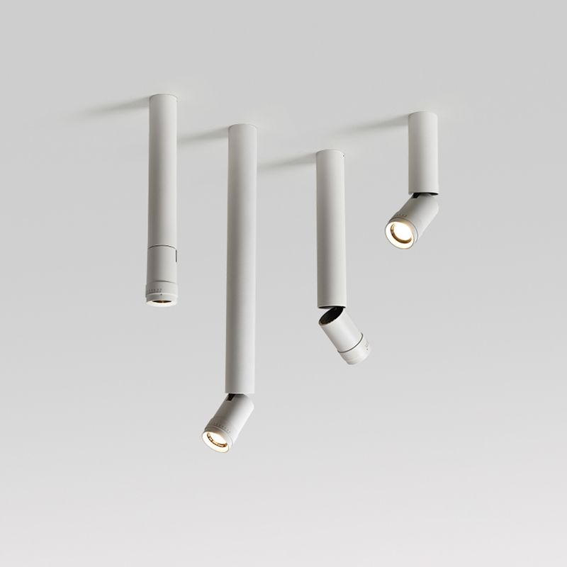 Neuartiges nordisches Röhrenstrahler-Aluminium-Wohnzimmer-LED-Downlight zur Unterputzmontage mit Fokusgetriebe