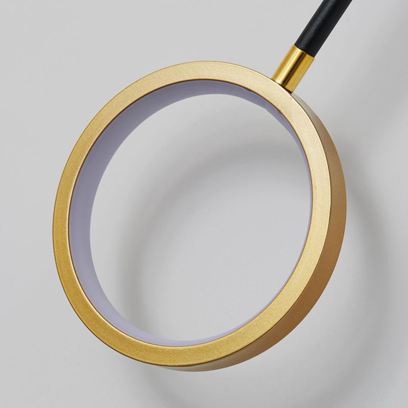 Contemporary Style Metal Wall Light Geometric LED Wall Sconce for Bedroom