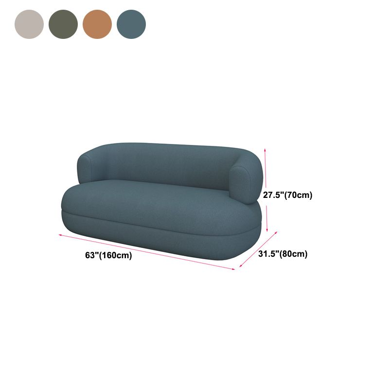 Modern 1/2-seater Faux Leather Sofa U-shaped Tuxedo Arm Sofa