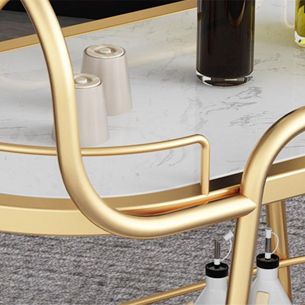 32.28" High Rolling Contemporary Prep Table Stone Prep Table for Restaurant