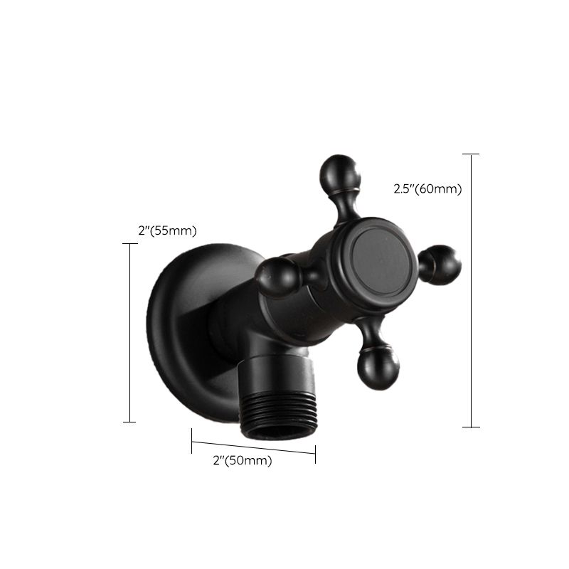 Widespread Bathroom Sink Faucet Wall Mounted Cross Handle Faucet