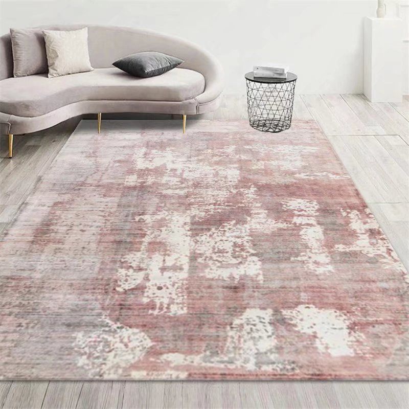 Abstract Rug Polyester Area Carpet Stain Resistant Indoor Rug for Home Decoration