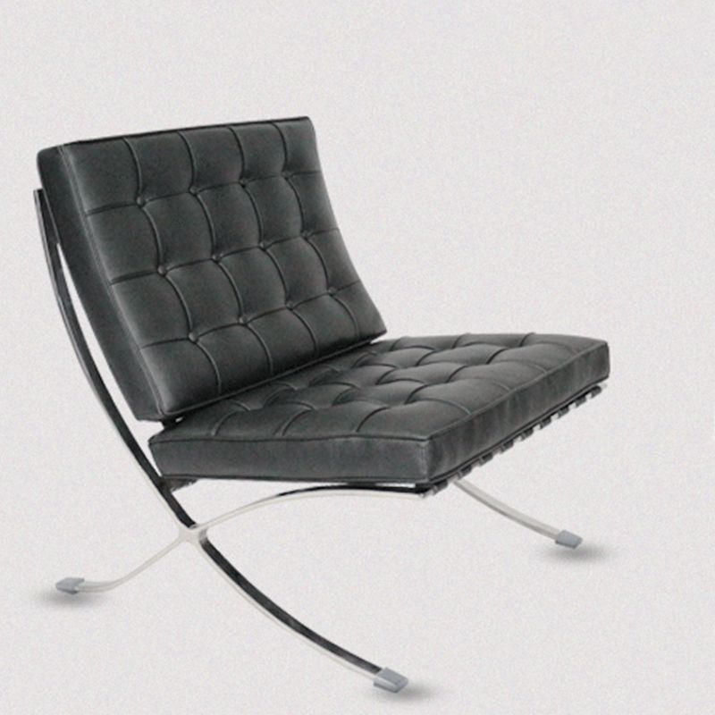 Armless Tufted Cushions Chair 29.5"L x 31.5"W x 31.5" H Chair for Living Room