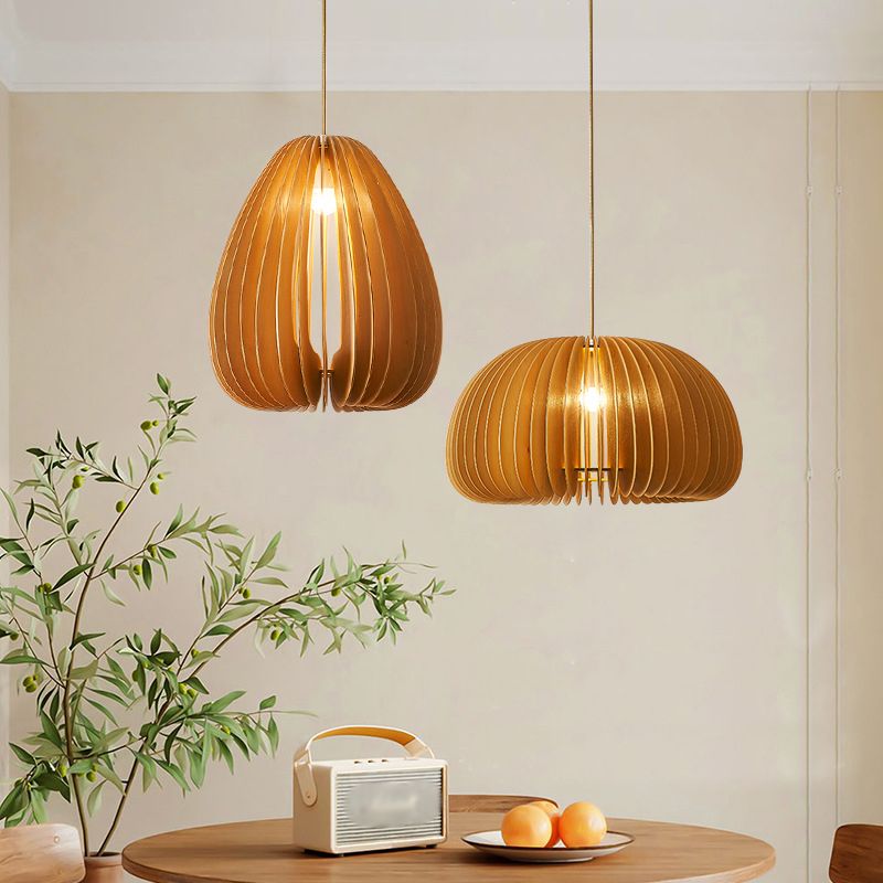 Nordic Style Pendant Ceiling Light Wood Living Room Hanging Light Fixture