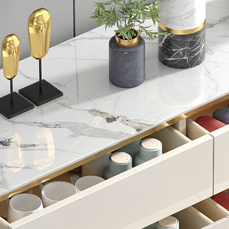 15.75-inch Width Storage Chest Stone Top Storage Chest Dresser for Bedroom