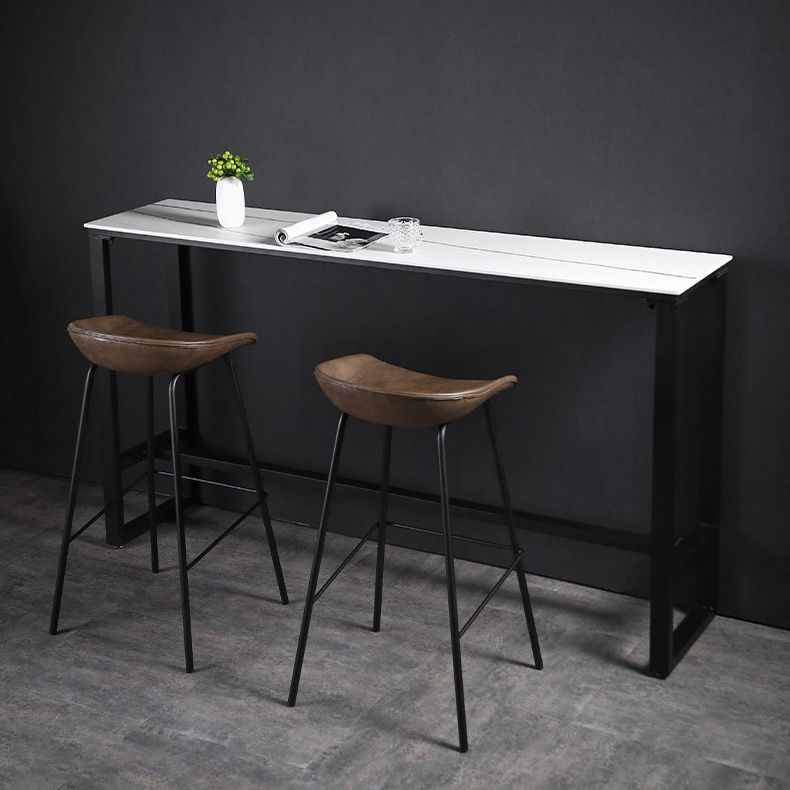 Living Room Counter Set 1/2/3 Pieces Rectangle White Counter Height Set