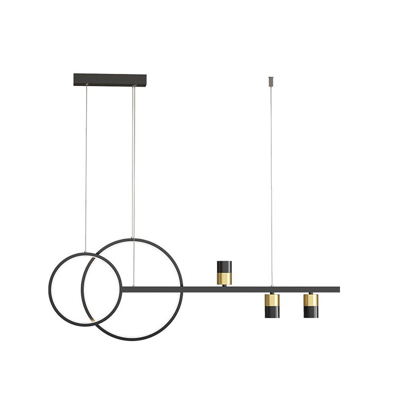 Modern Style Round Shape Island Pendants Metal Pendant Lights for Dining Room