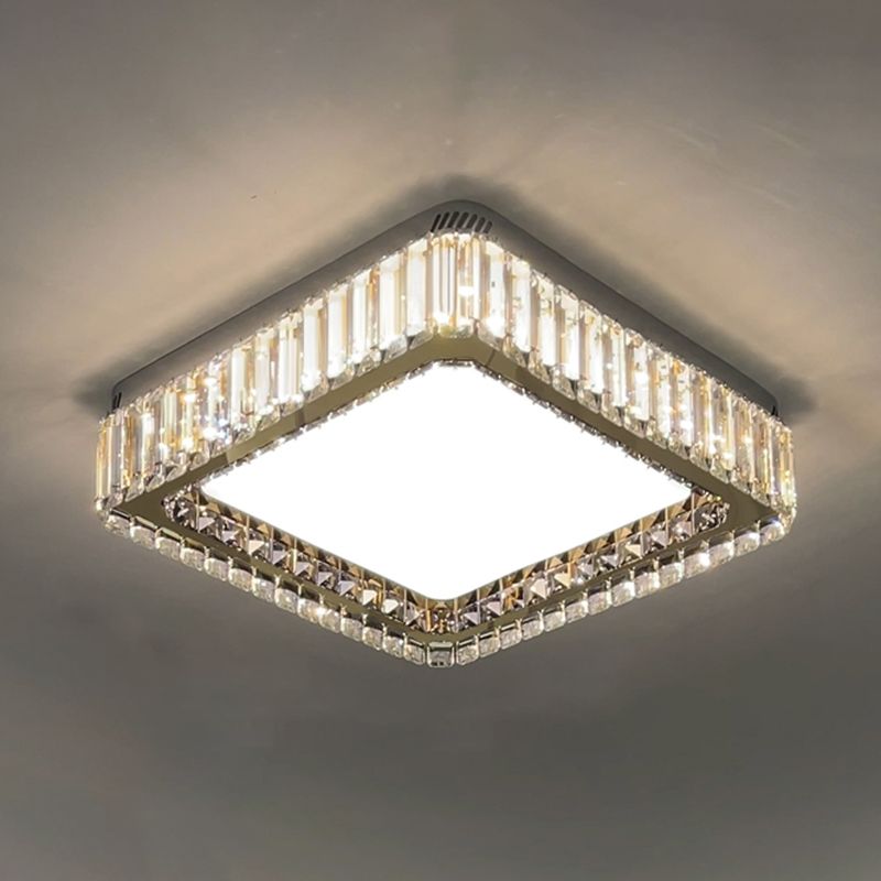 Nouveau cristal moderne encastré luminaire or LED encastré pour la chambre à coucher