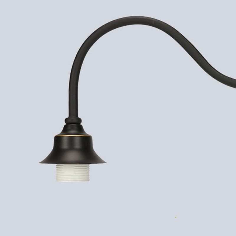 Metal Geometric Shape Wall Light Industrial Style 1 Light Wall Light Sconce in Black