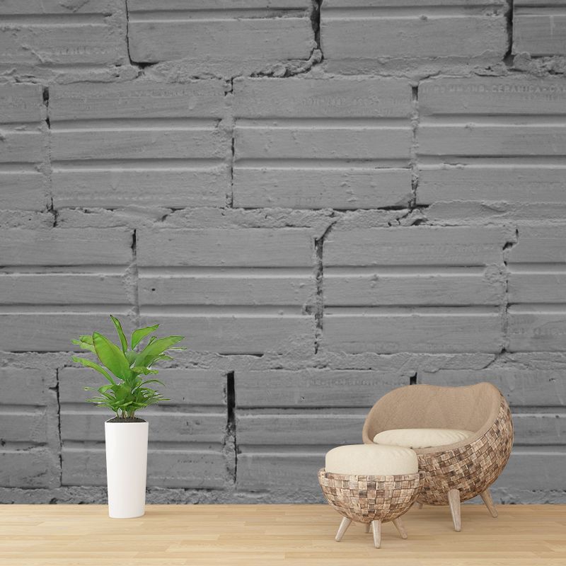 Customized Eco-friendly Wall Mural Industrial Brick Wall Pattern Wall Covering