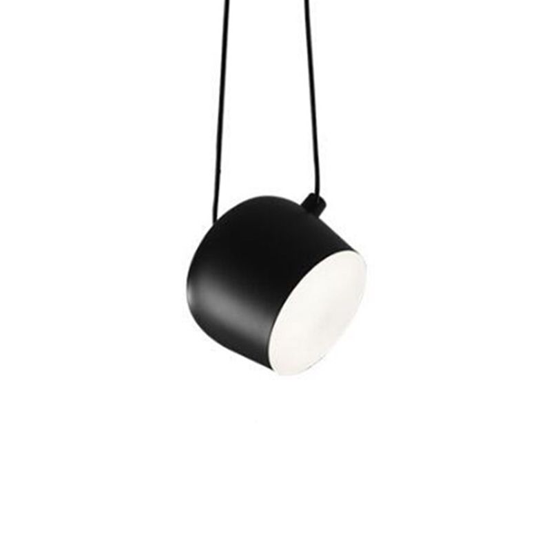 1 Light Bowl Pendant Lighting Modern Metallic Pendant Ceiling Lights for Restaurant
