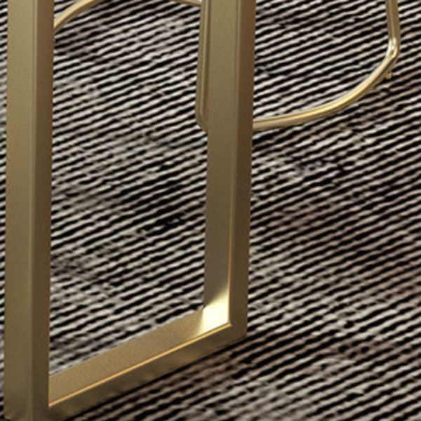 Glam White Wood Bar Dining Table Rectangle Indoor Bistro Table with Sled Pedestal