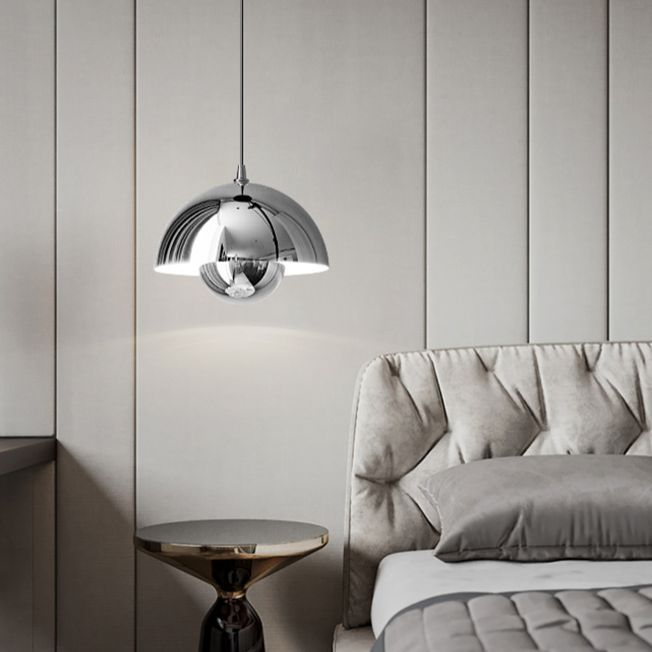 Metal Round Hanging Light Macarons nordiques 1 luminaires de suspension légère
