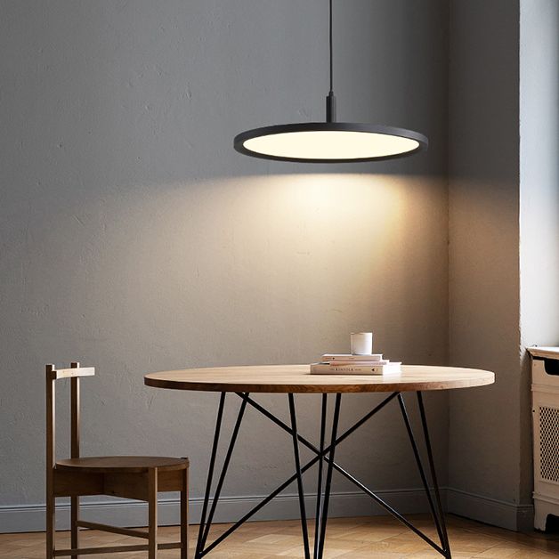 Dining Room One Head Pendant Light Metal LED Simple Ceiling Pendant Lamp