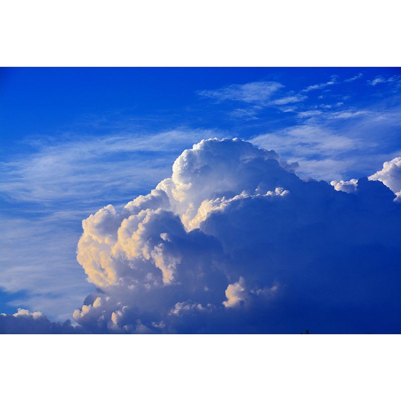 Sky Mural Wallpaper Moisture Resistant Wall Art for Guest Room Decor, Waterproofing