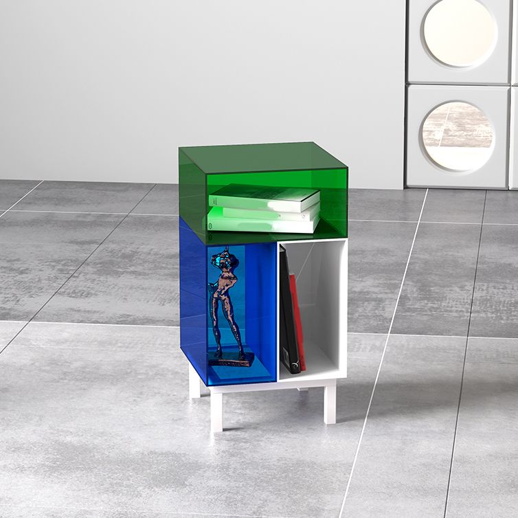 Libreria in stile contemporaneo di libreria chiusa in acrilico per home office