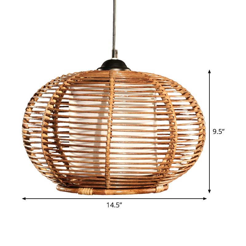 Café Pumpkin suspension de lampe Asie 1 tête