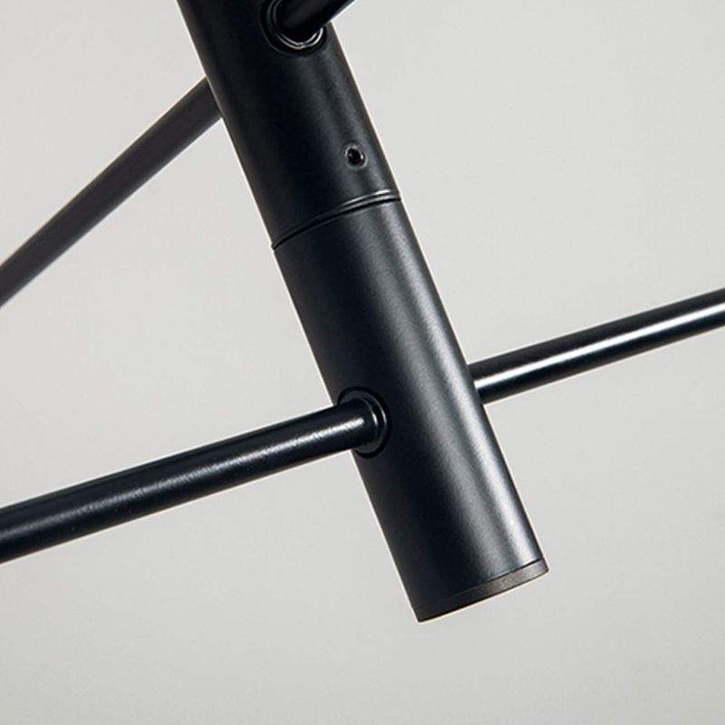 Contemporary Style Cylinder Shape Pendant Chandeliers Metal Hanging Light Fixtures