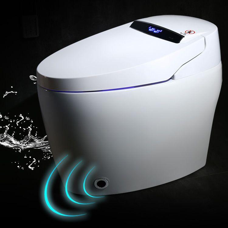 Modern 1-Piece Bidet Toilet Floor Mounted Toilet Bowl for Washroom
