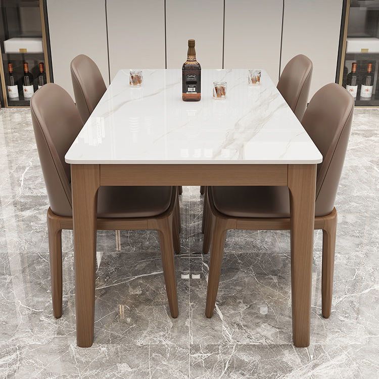 Rectangle Dining Room Table Contemporary 4 Legs Dinette Table