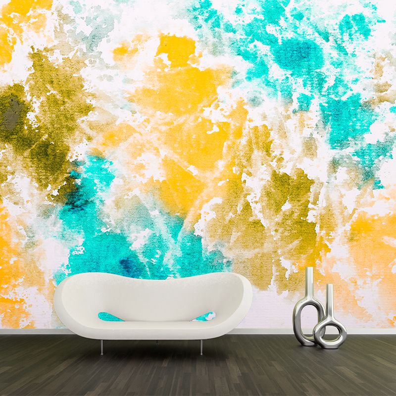 Modern Abstract Mural Decorative Living Room Wall Covering, Custom Printed