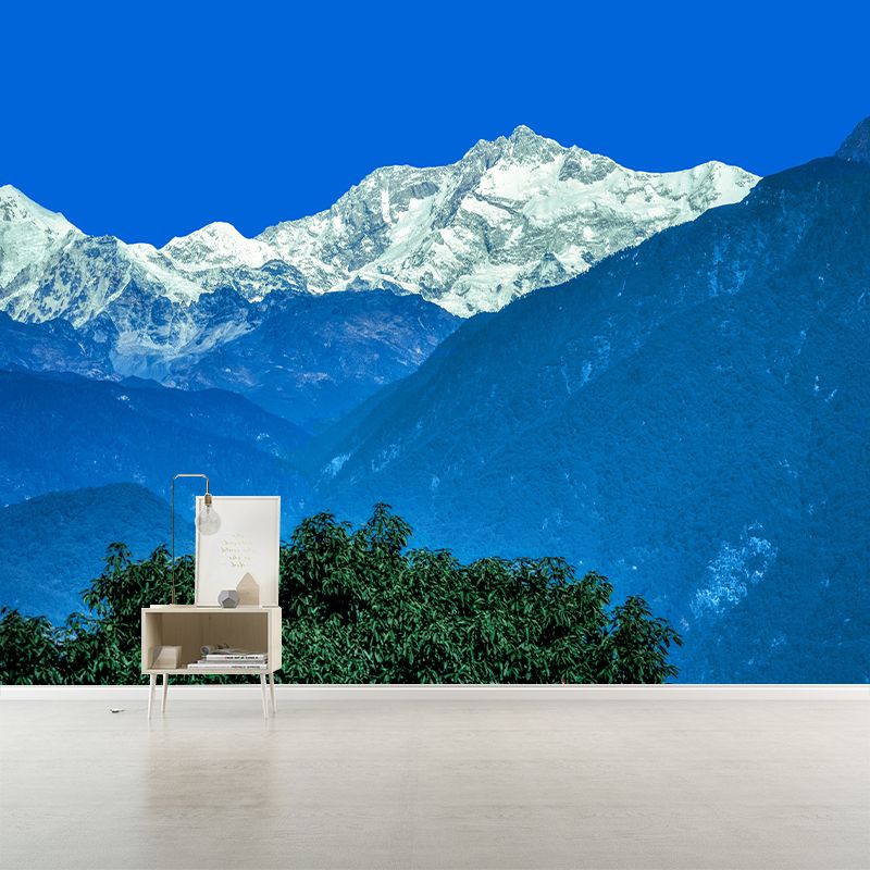 Mountain Scenery Contemporary Wall Covering for Home Decoration, Water Resistant