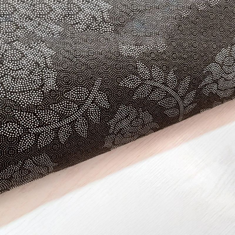 Beige Modern Carpet Polyester Line Carpet Non-Slip Backing Carpet for Drawing Room