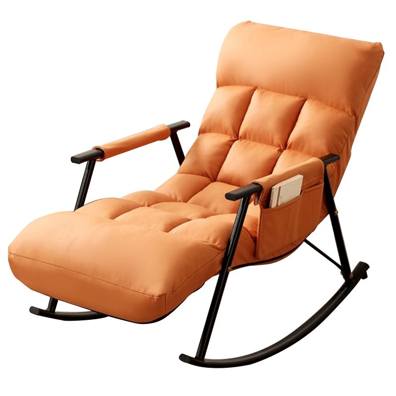 Single Sofa Rocking Chair Indoor Modern Simple Style Rocking