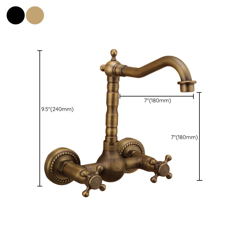 Traditional Wall Mounted Copper Claw Foot Tub Faucet Trim Low Arc Claw Foot Tub Faucet