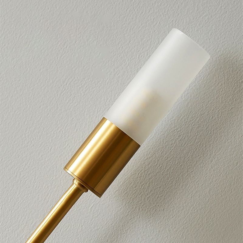 Cilinder wand sconce lichten moderne wandlamp armatuur metaal 2 lichte wandwanden