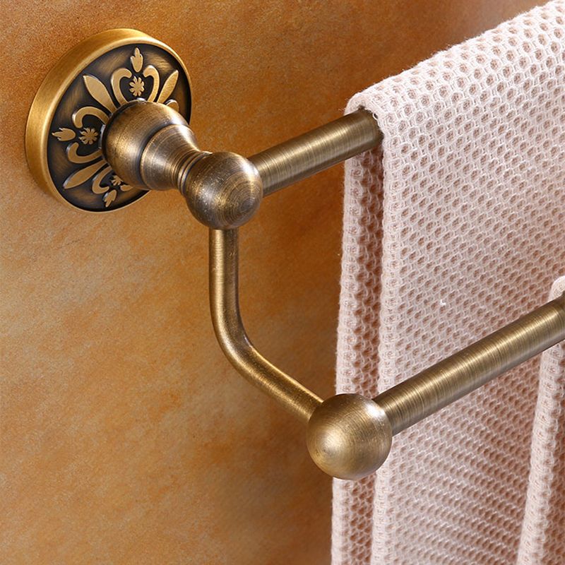 Traditional Vintage Brass Bathroom Accessory As Individual Or As a Set