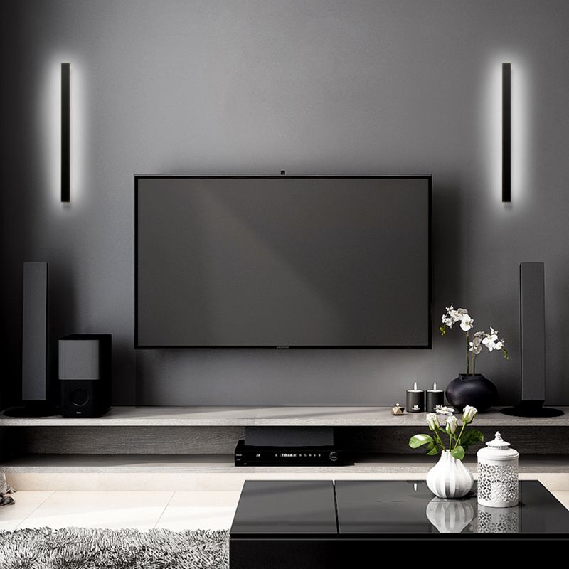 Accesorios de iluminación de pared lineal de estilo moderno 1 Light Light Light Fixture para sala de estar