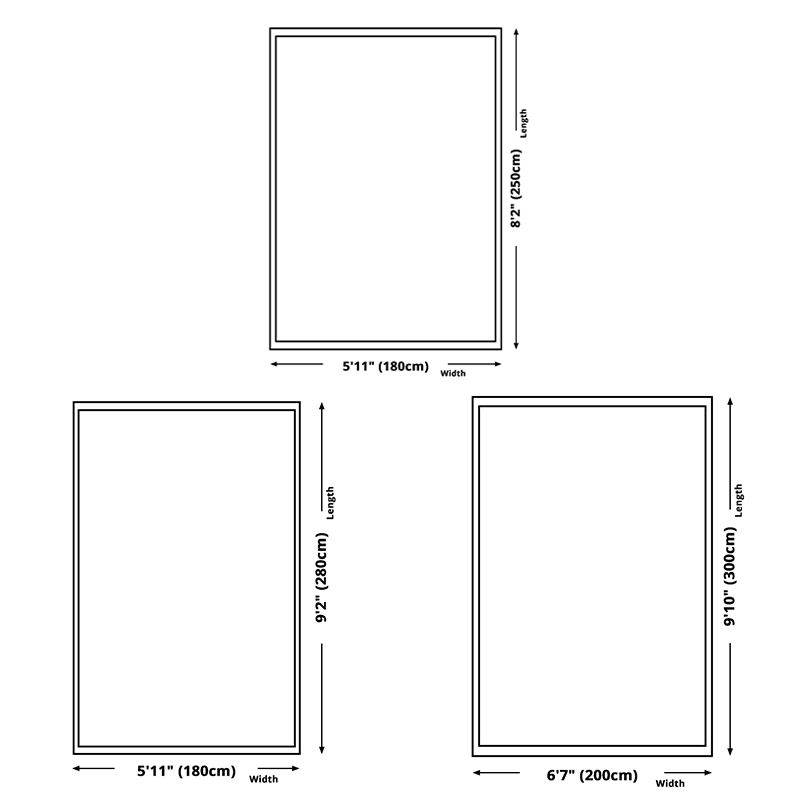 Yellow Tone Casual Area Carpet Polyester Geometric Print Indoor Rug Washable Carpet for Living Room