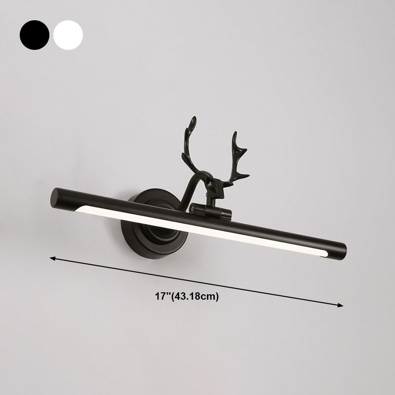 Linear Vanity Lighting Minimalist Metal LED Wall Mounted Lights for Bathroom