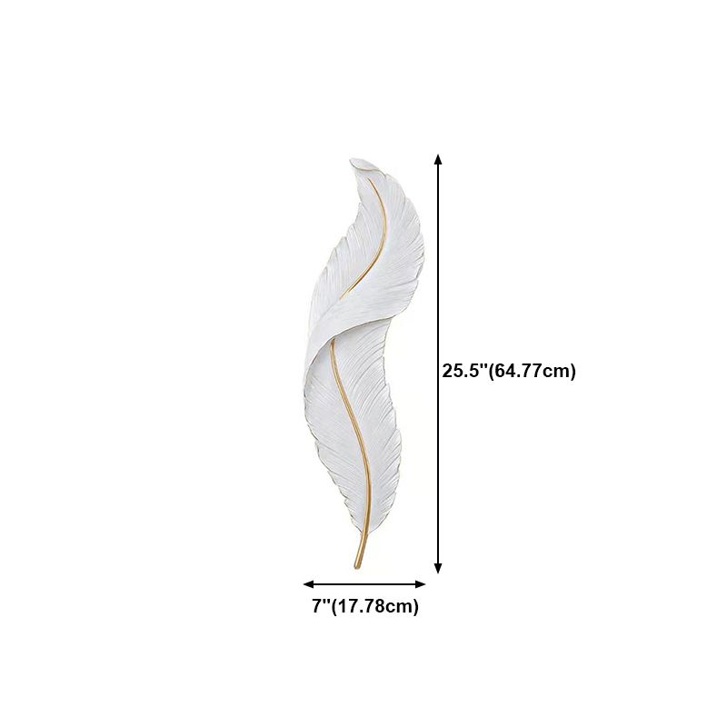 Modern Wall Lamp Household Feather Wall Mount Lighting for Sitting Room